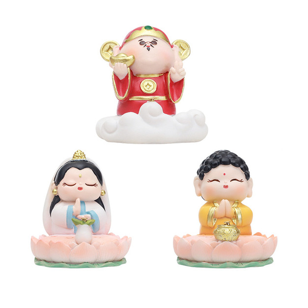歡喜神仙財神爺.觀音.佛祖手機架.線香座